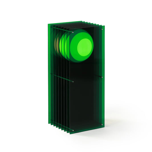 Lớp big rectangle in green acrylic