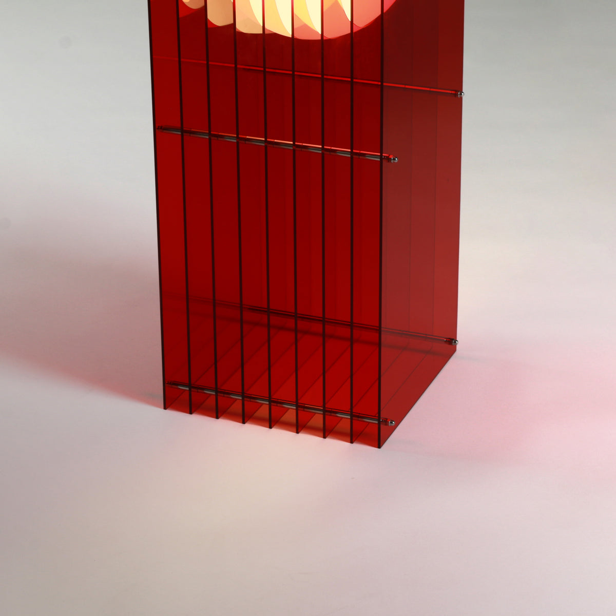 Lớp big rectangle in red acrylic