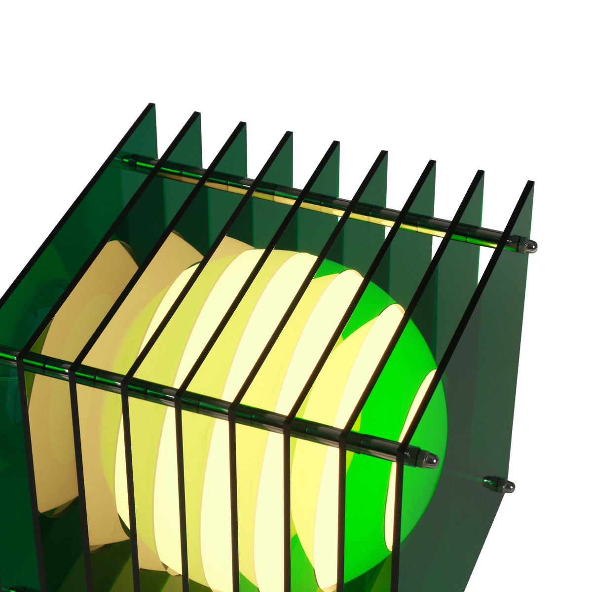 Lớp small square in green acrylic