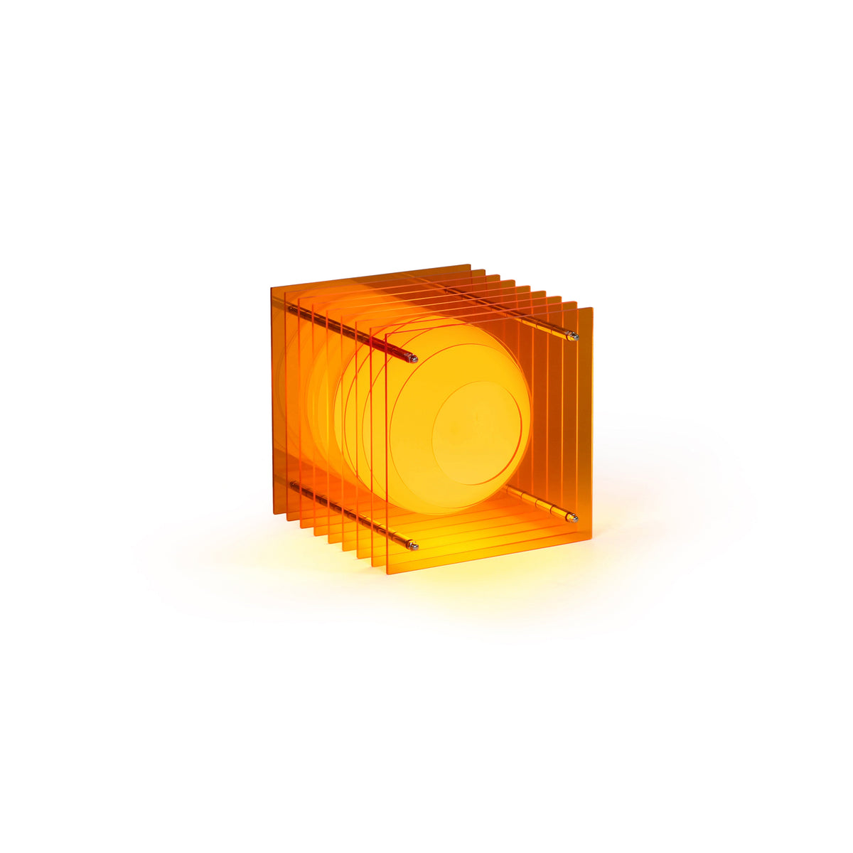 Lớp small square in orange acrylic