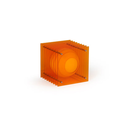 Lớp small square in orange acrylic