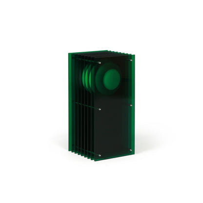 Lớp small rectangle in green acrylic