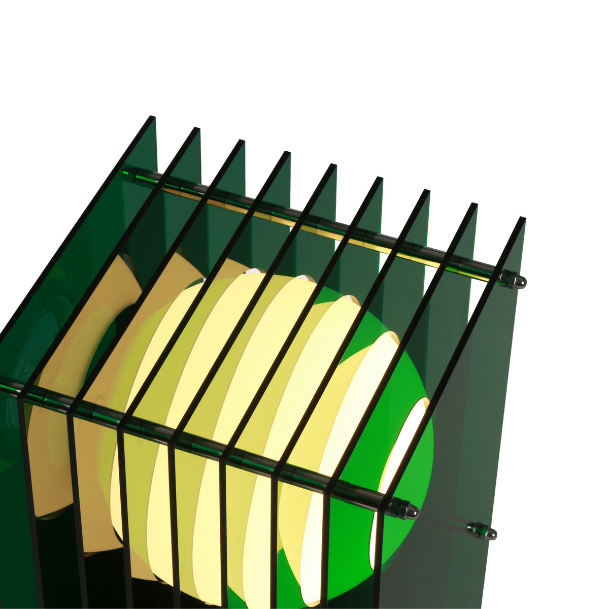 Lớp small rectangle in green acrylic