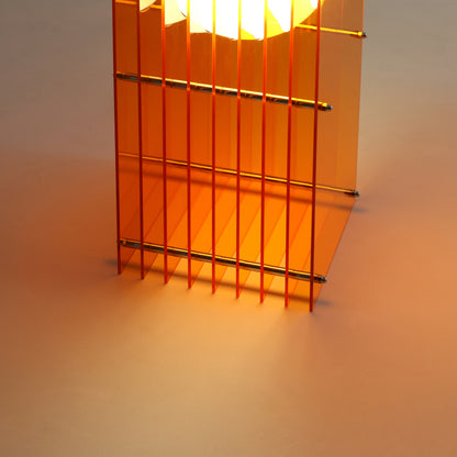Lớp small rectangle in orange acrylic