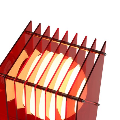 Lớp small rectangle in red acrylic