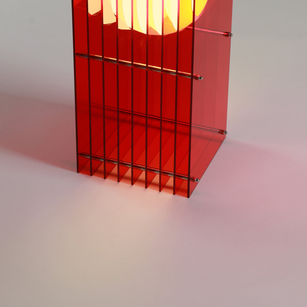 Lớp small rectangle in red acrylic