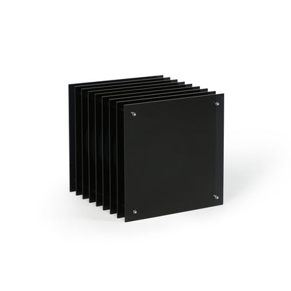 Lớp big square in dark grey acrylic