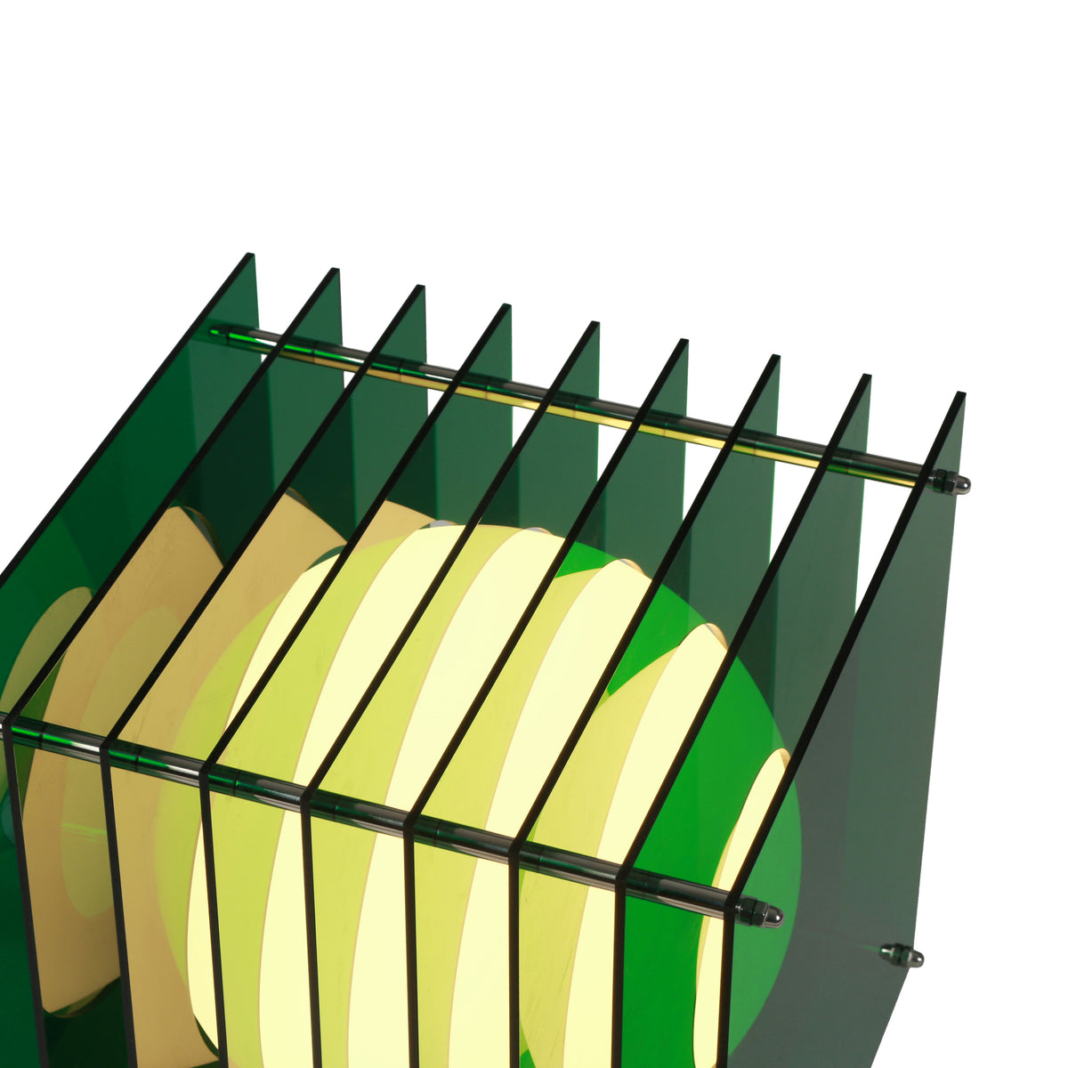 Lớp big square in green acrylic