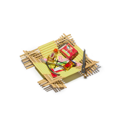 Đan Catch-all in neon lime